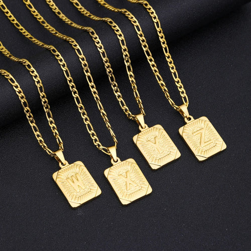 Signature Gold Initial Cuban Chain