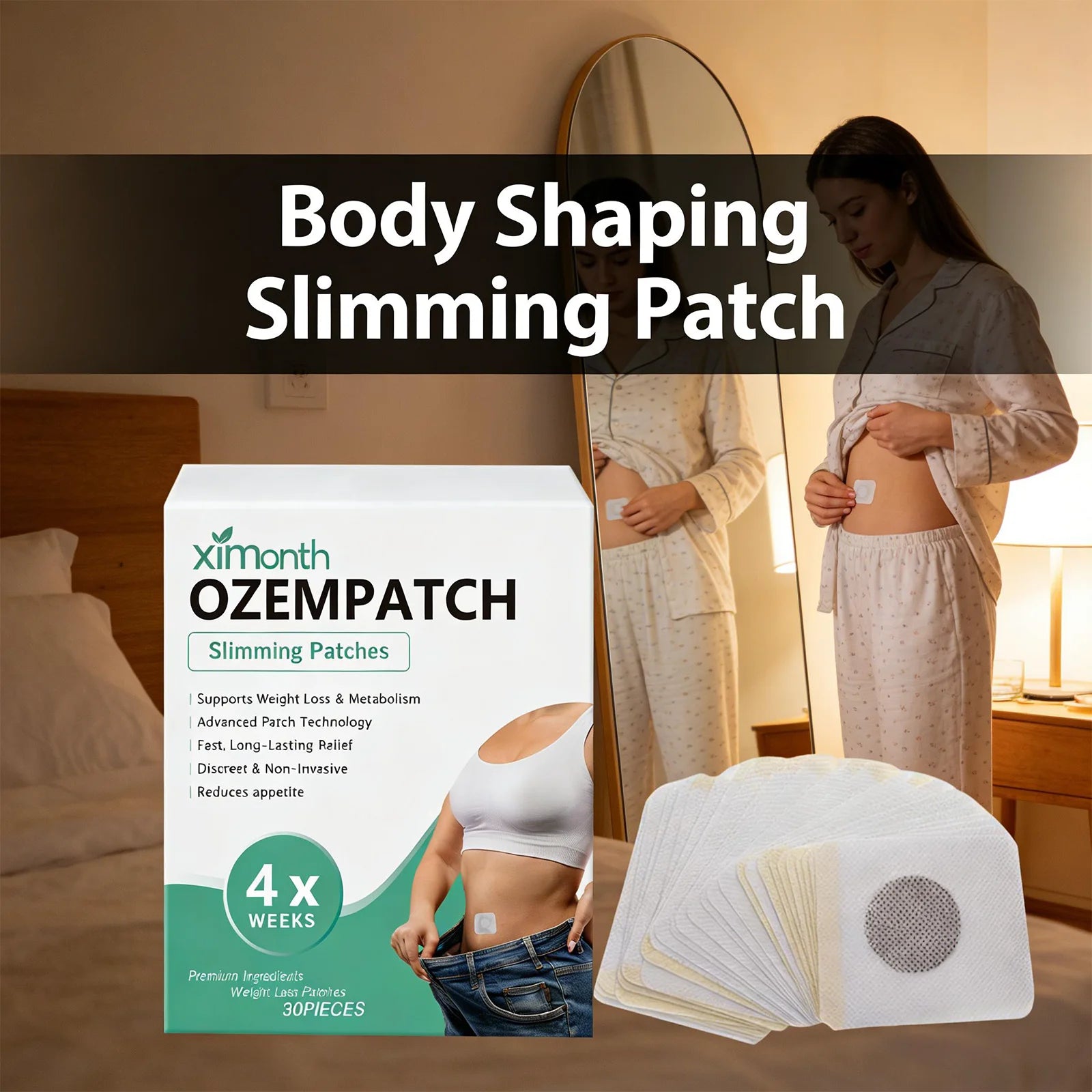 SlimFit Belly Renewal Adhesive Patches